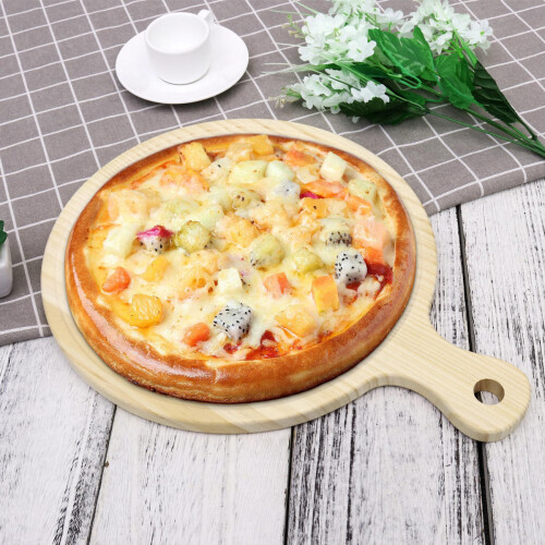 Omeite Holz Pizzablech 30 X 30 X 1,6 Cm 2