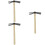 3Pcs Enxada Para Ervas Daninhas, Rastelo Manual De Metal 9