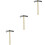 3Pcs Enxada Para Ervas Daninhas, Rastelo Manual De Metal 7