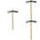 3Pcs Enxada Para Ervas Daninhas, Rastelo Manual De Metal 8