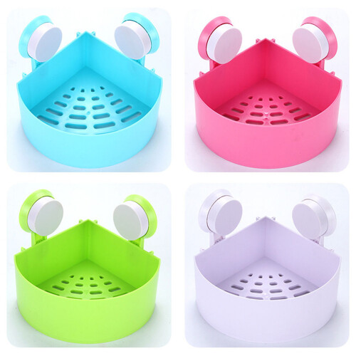 Plastic Zuignap Badkamer Keuken Opbergrek Organizer Doucherek (Wit) 2