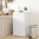 Homcom HOMCOM 91L Freestanding Under Counter Fridge with Lock White 1