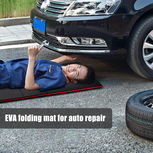 EVA Foam Work Mat Mechanic Kneeling Pad Red For Garage Workshop Auto Maintenance Yard Work Multifunctional Pad 1