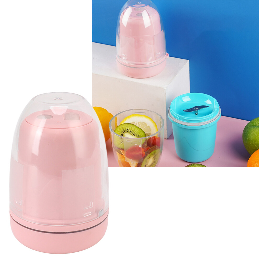 Portable Pink 260ml Rechargeable Blender with 4 Blades-image-OPC-PMDPS6Y-NEW