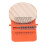 10-Haken Mini-Webrah, Holzbrett 6,5 cm, orange 8