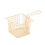 Durable Frying Basket with Thickened Frame & Hanging Hook Design 2