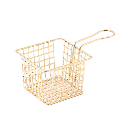 Durable Frying Basket with Thickened Frame & Hanging Hook Design 1