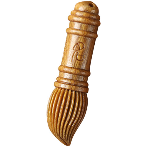 2Stk Holz Anhänger Mit Stift Schlüsselanhänger