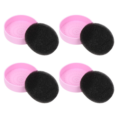 4Stk. Make-up- -Reinigungsbox Kosmetik Make-up-