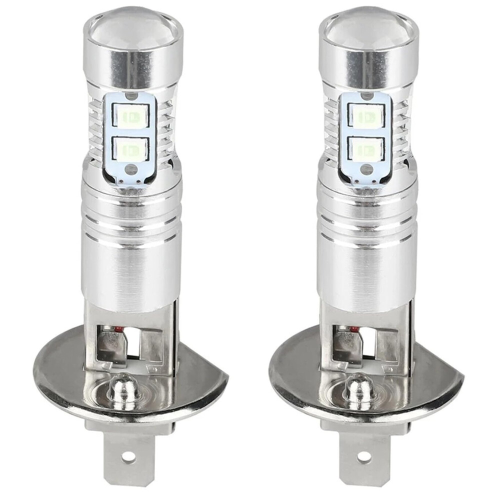 H1 Led Headlight Bulb 2-Pack 1800Lm 12V-30V Waterproof 6000K Cool High Low Beam Car Led White 9084446573039
