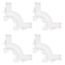 4 stuks plafondlijsthoeken, decoratieve binnenplafondlijsthoeken
