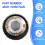 4X Single Phase Solid State Relay - SSR-40DD 40A DC3-32V DC5-60V White+Silver 6