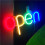Compact Waterproof LED Neon Open Sign - USB & Battery Operated 4