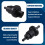 8Pcs Stainless Steel Cable Clip Saddle Clamp for Ropes 0.3cm 3mm Wire 6