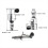 249005 Pressure Regulator Valve M10x1 Thread for  390 Sprayers-Industrial Grade Replacement Part with Handle 6