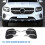 1Pair Front Bumper Splitter Trim Cover For A 3
