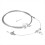Car Stainless Steel Throttle Cable Accelerator Cable for C4 2