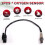 2 Pcs Motorcycle Digital Odometer Sensor Cable Assembly Speedometer Meter Counter Accessories Modification Accessories 5