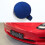 Car Blue Front Bumper Tow Hook Cover for 2017-2021 ABS 3