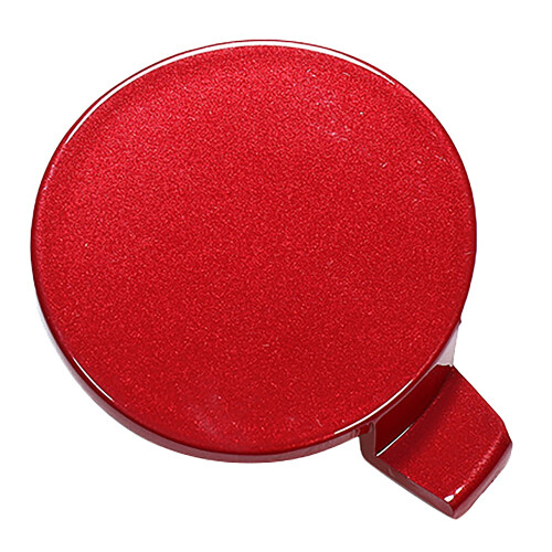Car Red Front Bumper Tow Hook Cover for 2017-2021 ABS 1