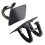 1 Pair Front Bumper Headlight Cover For 1