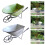 Iron Single Wheel Cart Wheelbarrow Small-  Green 3