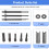 Bike Bearing Disassembly Tool Bearing Puller Remove Set Motorcycle Bearing Pulling Extractor Tool Kit 4