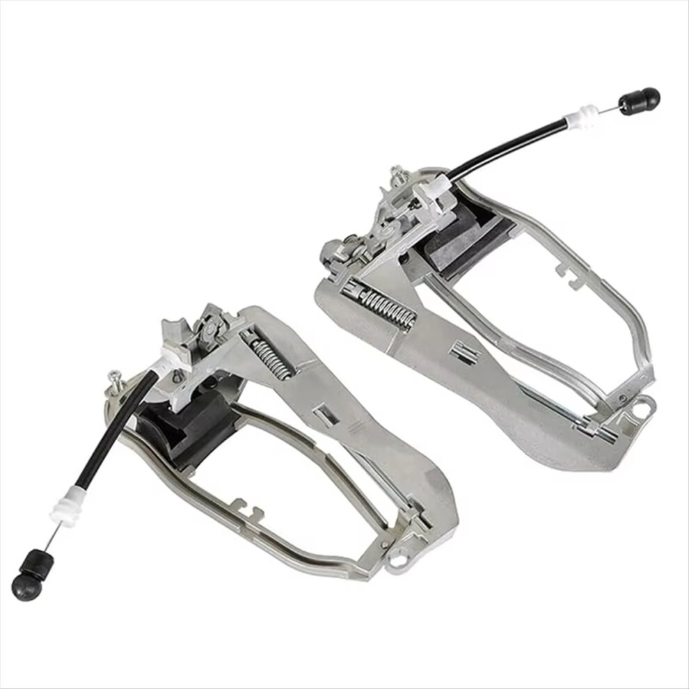 1Pair Front Left+Right Driver Side Door Handle Carrier For E53 X5 2000-2006 51218243615 51218243616 4712500719196