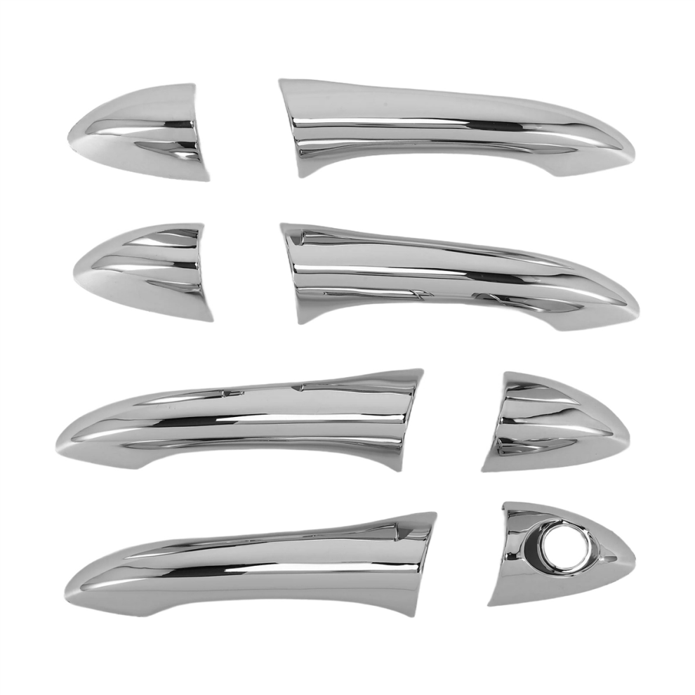 Car Triple Chrome Door Handle Cover Trim Fit For X5 E53 2000-2006 4712500733406