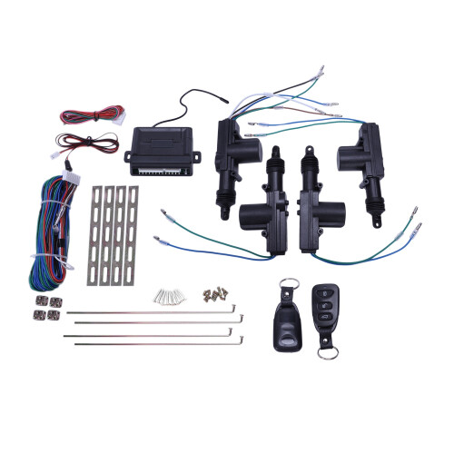 Universal Car Power Door Lock Actuator 12-Volt Motor (4 Pack) Car Remote Central Control Locking Keyless Entry System 1