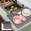 Silicone Drain Pad Dish Drying Mat Slip Resistant Heat-grey 3