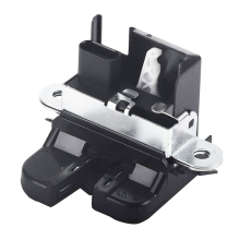 4X Self Locking Gate Automatic Heavy Force Lever Fence Gate Lock for Wood Fence Gate Door Latches Steel Black