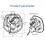 Power Operated Central Locking Handle Whale Tail Lock 6