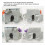 12Pcs Multi Quick Change Keyless Chuck Universal Chuck Replacement for  4486 Rotary Tools 3000 4000 7700 8200 5