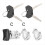 3X Saxophone Microphone Holder for Wind Instrument Mic Mount Durable Stand Microphone  Shock Mount Holder 4