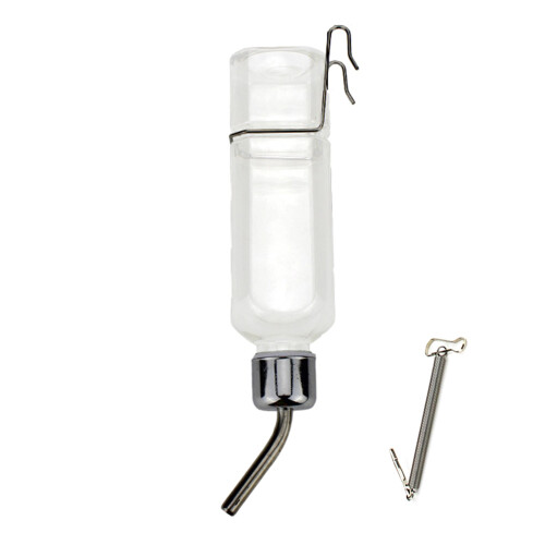 Rabbits Cage Water Bottle Pet Hangable Drinking Bottle-350ml
