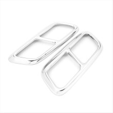 Car Tail Throat Trim for Range Sport 2018-2022 Exhaust Pipe Cover Exhaust Muffler Tail Pipe Cover Trim