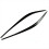 Car Front Headlight Cover Head Light Lamp Eyelid Eyebrow 6
