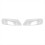 1Pair Front Headlight Lens Cover Lampshade 2003 2004 2005 2006 HeadLamp Transparent Replacement Shell 3
