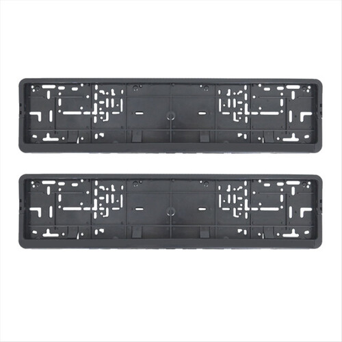 2pcs European License Plate Frame Auto Accessory Waterproof Holder