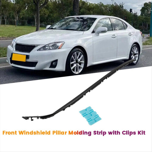 Windshield Pillar Molding+Clips Kit for IS IS200D IS250 Left 2