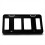 Car Front Bumper License Plate Bracket Support Mount Frame 4