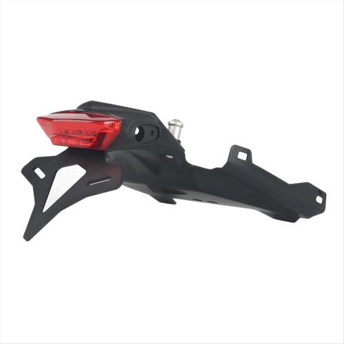 Rear Short Tail Integrated Light Frame License Plate Rack for 1
