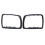 1Pair Car Black Rearview Mirror Cover Shell Side Mirror Frame Replacement for- E53 X5 2000-2006 1