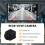 2X Computer Case 12V Miner Fan Speed Controller 8-Channel Fan Hub PWM High-Power Violent Fan Controller 6