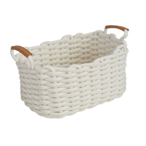 Handcrafted Desktop Storage Box Large Capacity-white large