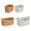 Handcrafted Desktop Storage Box Large Capacity-white large 3