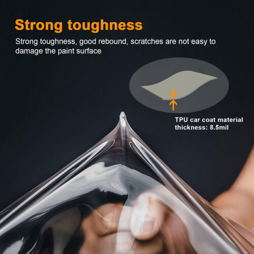 Front Bumper Headlights HD Scratch Protector Exterior Accessories 2