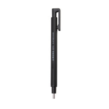 Round Tip Eraser Refill Pack Ultrafine Pencil Rubber-black