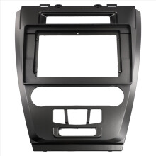 10.1 Car Radio Fascia Frame Adapter for FUSION 2009-2012 2 Din Dash Android Mp5 Panel Frame Kit Silver-Gray